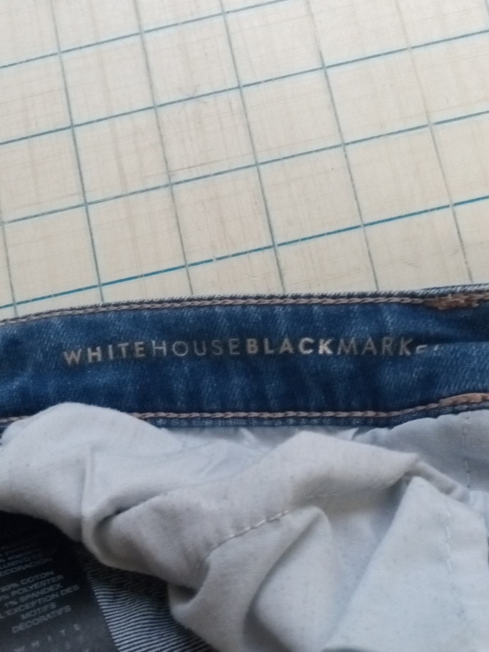 White House Black Market Girl Friend Blue Embroidered Slim Jeans, Roedo, Artsy, - Picture 4 of 8